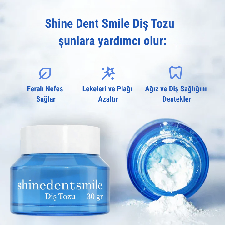 Shine Dent Smile Diş Bakım Tozu