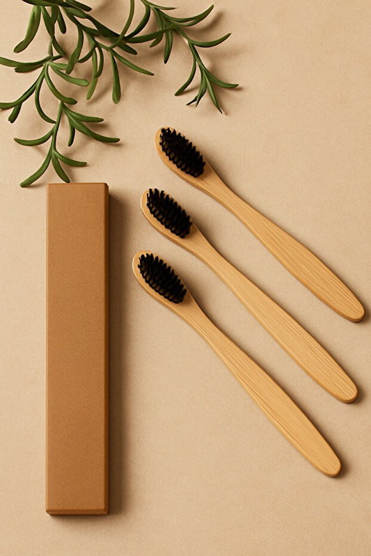 Doğal Bambu Diş Fırçası