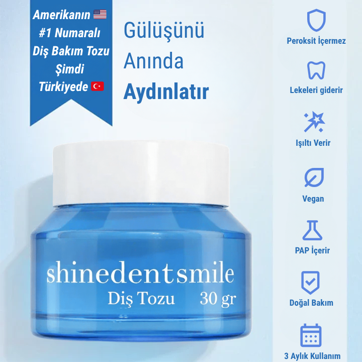 Shine Dent Smile Diş Bakım Tozu